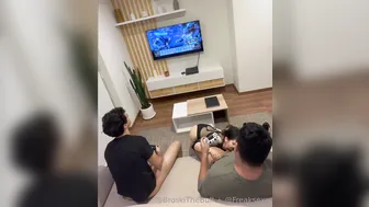 Freaksexn, Dirty Loli, MMF Threesome While Playing Games