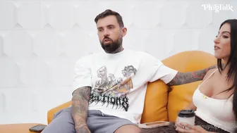 Lena The Plug, Plugtalk, Latina Couple Fucking Live on Podcast