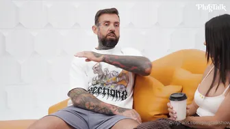 Lena The Plug, Plugtalk, Latina Couple Fucking Live on Podcast