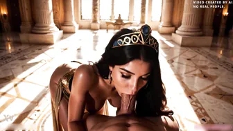 Ancient Egypt Queen Nerfititi Ritual Sex - AI