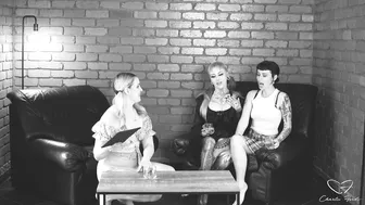 Charlie Forde, Kellie Panther, Three Goth Lesbians Tonguing Wet Pussies and Assholes