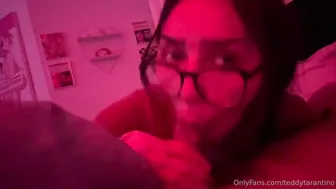 Sisi Rose, Teddy Tarantino, Nerdy Glasses Girlfriend Rides Boyfriend's Fat Cock