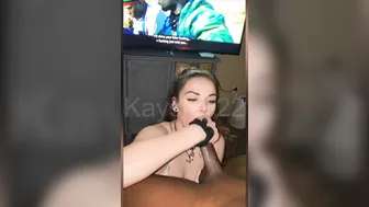 Kslay22, Biker Chick Needs Two Hands to Handle Thick BBC