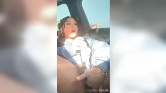 Julerri Amor, Vibrator Masturbation in Car Lot