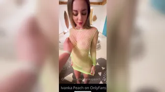 Ivanka Peach, Sucking and Fucking in Fishnet Bodysuit