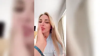 Ivanka Peach, Side Panties Fucking on Couch