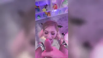 Bellalynn, Braces Teen Cum in Mouth Cumpilation