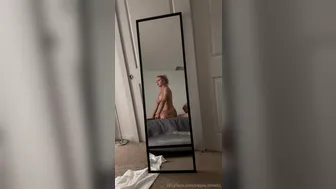 Kaylyn Marie, Grinding on Lover's Big Cock in Mirror