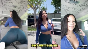 Tatianaxxxm, Thefanvan, Big Ass Latina Clear Dildo Van Masturbation