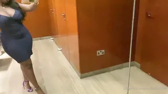 Isabelle Miller, Sneaky Naked Big Tits Teasing in Dubai