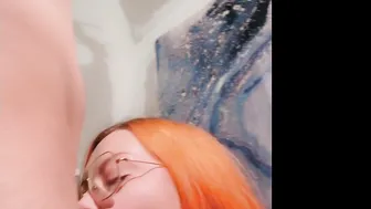 Reaganleroux, BBW Babe Sucks Cock for Massive Facial