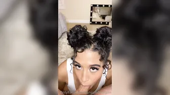 Funsizedmegan, Curvy Hooters Girl Receiving a Massive Facial