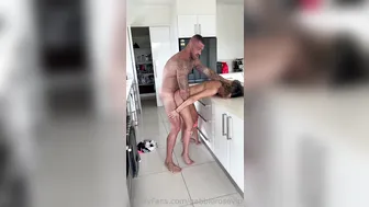 Gabbie Rose, Creampie on the Kitchen Counter