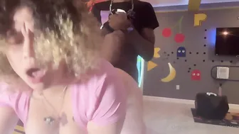 Missdominican, Thick Ebony Beauty Riding BBC in Game Room