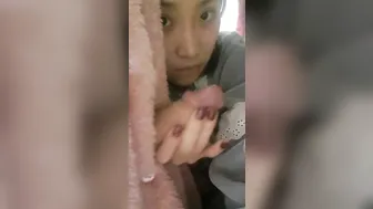 June Liu, Teasing Her Boyfriends Cock