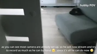 Thebadwife, Cuckold Husband Live Streams Hotwife with Stud