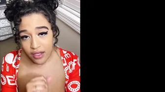 Funsizedmegan, Deepthroating Thick BWC for a Massive Facial
