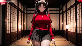 Fate/Stay Knight Rin Tohsaka In Her Soft Physic - AI