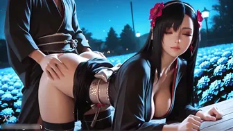 Tifa In Traditional Uniform Playing With Herself - AI