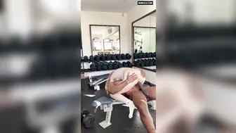 Mimi Cica, Troy Francisco, Blonde Beauty with BBC in the Gym