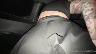 Azzy Star, Flightlifemars, Curvy Beauty Midnight Ride with BBC in Car