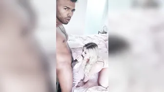 Trixi Brooks, Troy Francisco, Blonde Beauty with Black Stallion