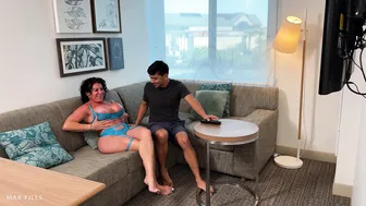 Fitazzona, Max Fills, TV Repair Boy Seduced by Older MILF