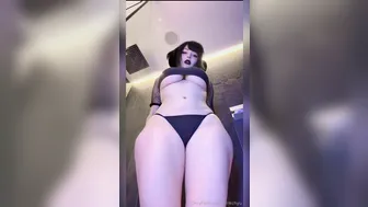 Pinkchyu, Goth Beauty Bouncing Massive Breasts