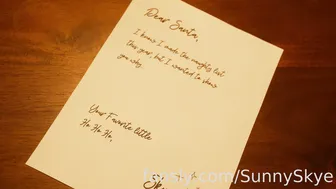 revealeded Clip Featuring SunnySkye in Slut Wife Getting Her Pegging Christmas Gift