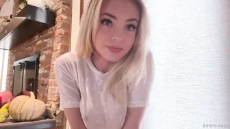 Emma Kotos, No Panties See-Through Tease - Trending Scene