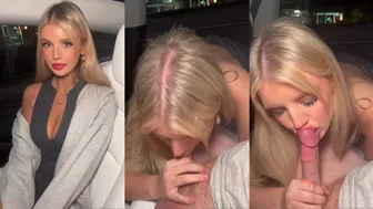 Lilylanes Goes Wild: Blonde Babe Swallowing Some Hot Cum In The Car Backseat [Uncensored Video]