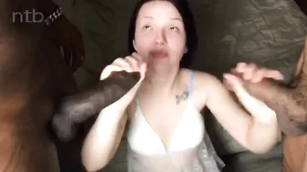 Angelina Deep, Facial on Her Face and in Her Eyes