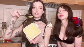 Dainty Wilder, Lunalovekiss, Two Sexy Maids Cooking for You