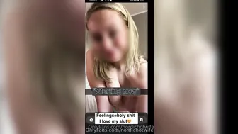 Nordichotwife, Areallyweakguy, Swinger Hotwife Snapchat Sextape