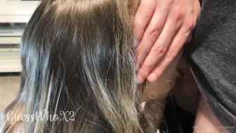 Guesswhox2, Deepthroating Husband for Throat Finish