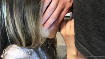 Guesswhox2, Deepthroating Husband for Throat Finish