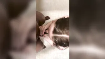 Missfox, Sam Spade, Skinny Teen Black Facial in Shower