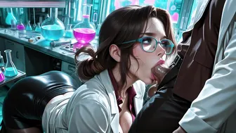 Hot Lab Nerd Bound Fuck Horny Formula Overdose Creampie - AI