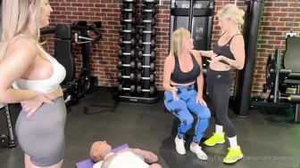 Pineapplewife, Summer Rose, Personaltrainersxxx, Three British Hotwives Fivesome Orgy in Gym