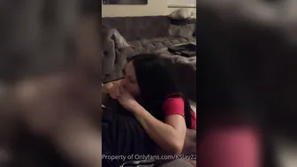 Kslay22, Tall Brunette Teen Deepthroat Blowjob