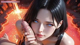 Flame Goddess Transformed: Ember Spirit Claims Her Breeding Prey - AI