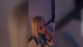 Bbyanni, On Her Knees Begging for Huge Facial