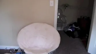 Lily Ivy, Big Vibrator on Clit and Dildo Screwing Masturbation