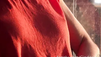 Cinderella Girl, Sunday Morning Feet Tease on Balcony