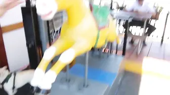 Lily Ivy, Hot Blonde Teen Flashing Breasts in Public