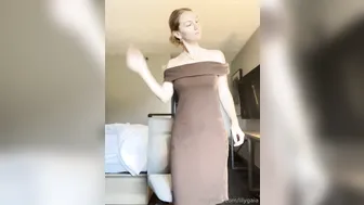 Lily Ivy, Sexy Striptease in Hotel Room