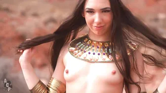 Queenofhell.Xo, Queen Cleopetra Pounded by Mummy Monster in Desert