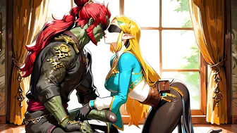 Zelda Princess Trick Blindfold! OMG!! No Goblin!! - AI