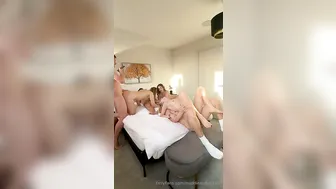 Maddieandjackxx, Three Swinger Couples Sharing Same Bed