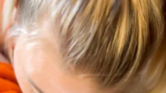 Rylee Rabbit, Blonde Bimbo BBC Blowjob and Cumshot